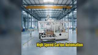 Máy tạo hình thùng carton tự động tốc độ cao CHIC CH 05