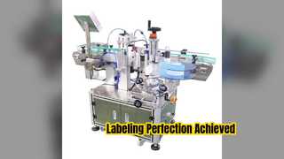 Máy dán nhãn chai tương ớt tự động