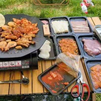 Hand Pressed Vacuum Skin Sealing Machine DQ300VST with Food Grade 304 Stainless Steel and 6061 Anodized Aluminum Mold for Fast Food Tray Sealing