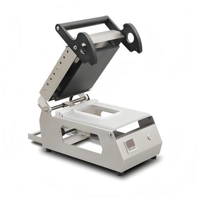 Máy hàn khay thủ công bằng điện bằng thép không gỉ 304 thiết kế nhỏ gọn DQ-1, đóng gói thực phẩm và thịt cho hộp nhựa