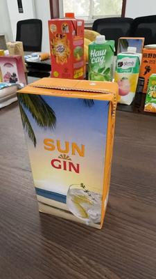 Máy nạp hộp hộp Aseptic 1000ml Prisma Square hoặc Base tùy chỉnh với Capacity Packaging 1000-3000CPH và nguồn điện 380V/50Hz