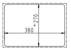 Touchscreen Control Hand Pressed Plastic Tray Vacuum Skin Sealing Machine with Food Grade 304 Stainless Steel
