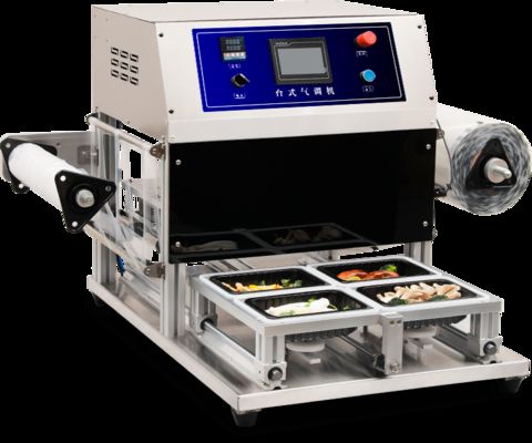 Máy in khí chính xác DQ370T-E Tray Sealing Machine Giữ thực phẩm tươi