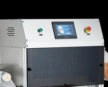 Automatic Vertical Tray Sealer DQ400L-V with Food Grade 304 Stainless Steel and 6061 Anodized Aluminum Mold for Modified Atmosphere Packaging