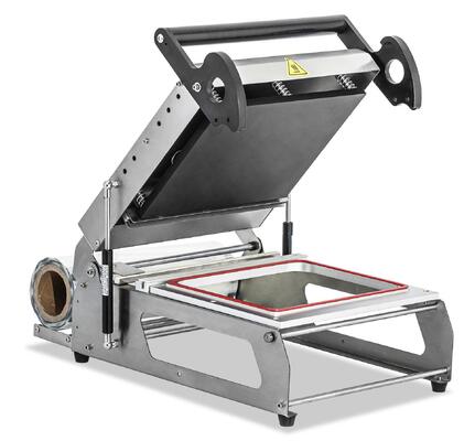 Customizable Manual Edge Cutting Sealer Machine CH-FR430A with Adjustable Temperature Control and Ergonomic Handle for Food Trays