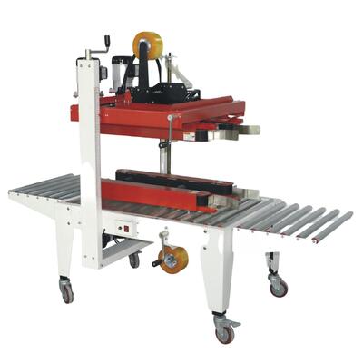 Máy đóng gói thùng carton bán tự động Máy băng dính thùng carton Máy dán thùng carton tự động loại thẳng FX001 Máy tạo rãnh thủ công